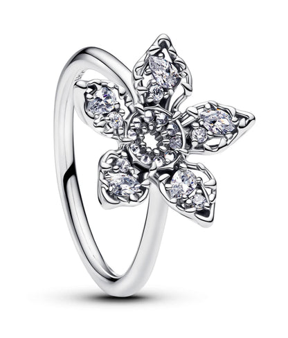 Whimsical Silver Flower Fairy Ring Set™