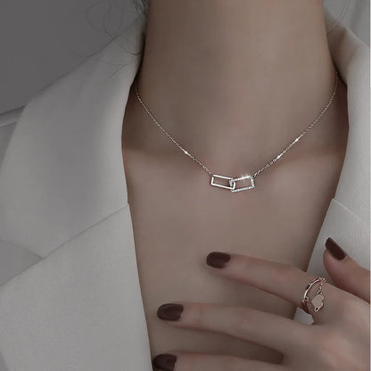 Elegant Zircon Double Circle Choker™
