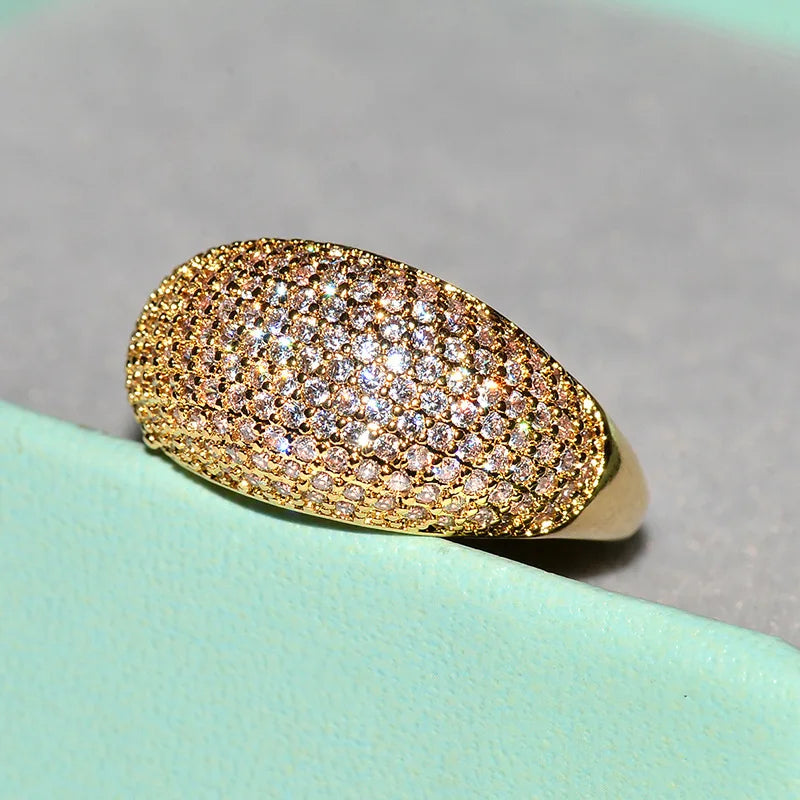Elegant Gold Diamond Ring™