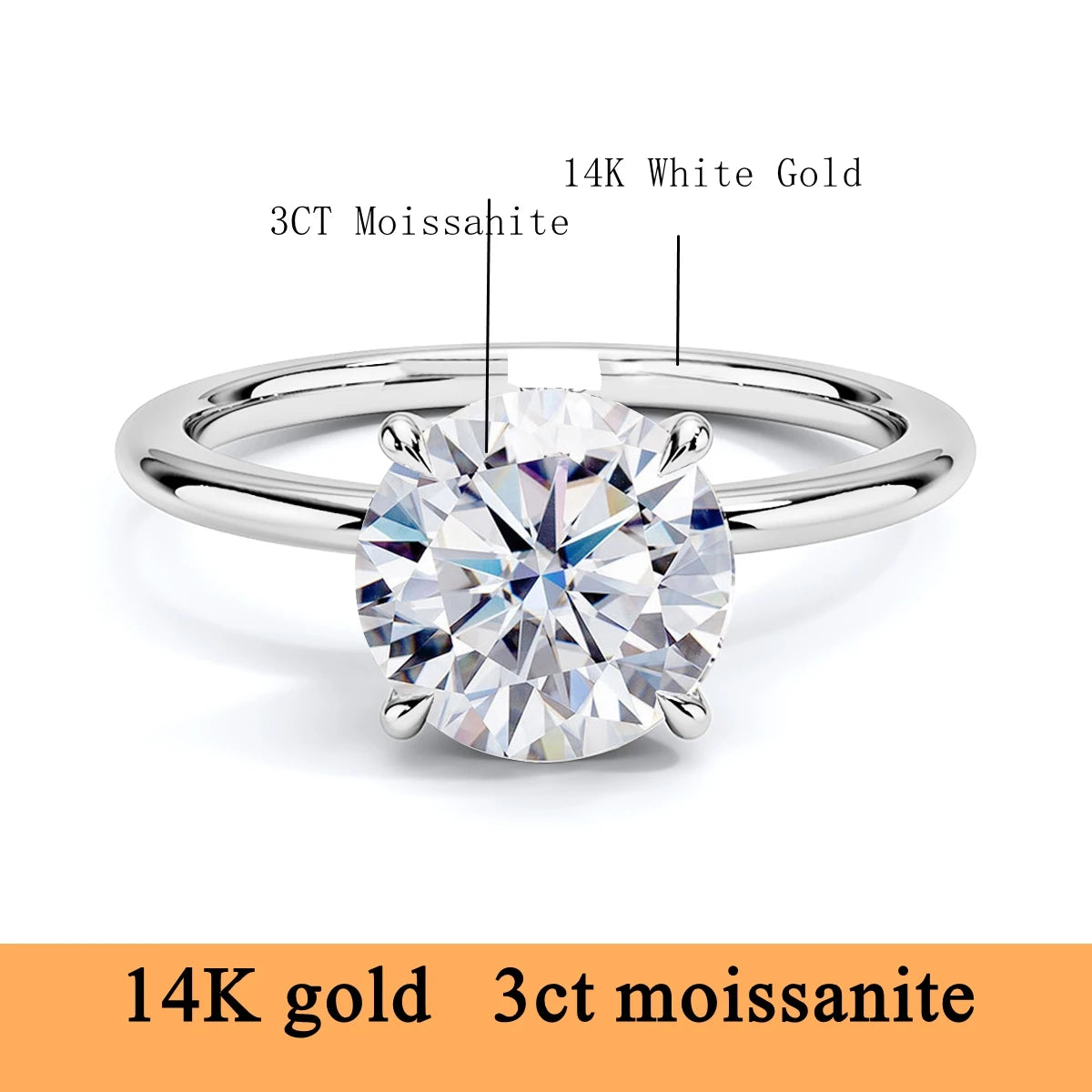 Eternal Elegance Moissanite Ring™