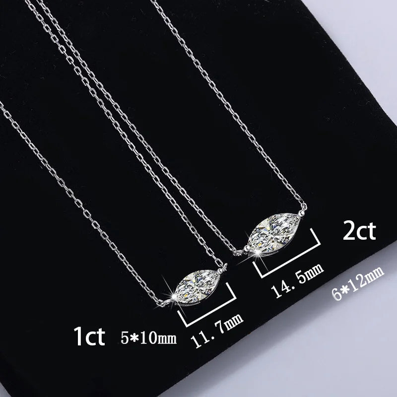 Marquise Moissanite Pendant Necklace™