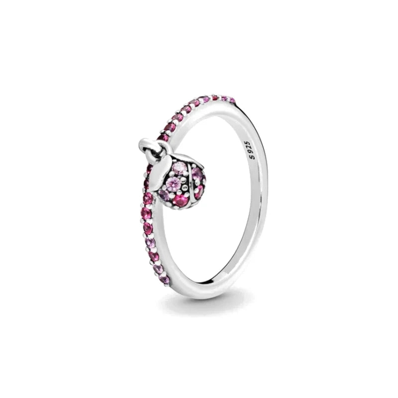 Whimsical Silver Flower Fairy Ring Set™