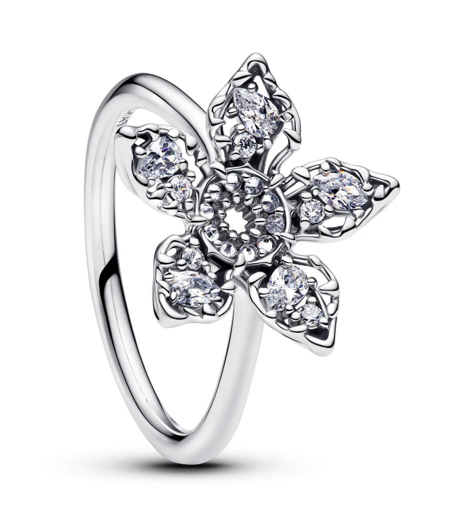 Whimsical Silver Flower Fairy Ring Set™