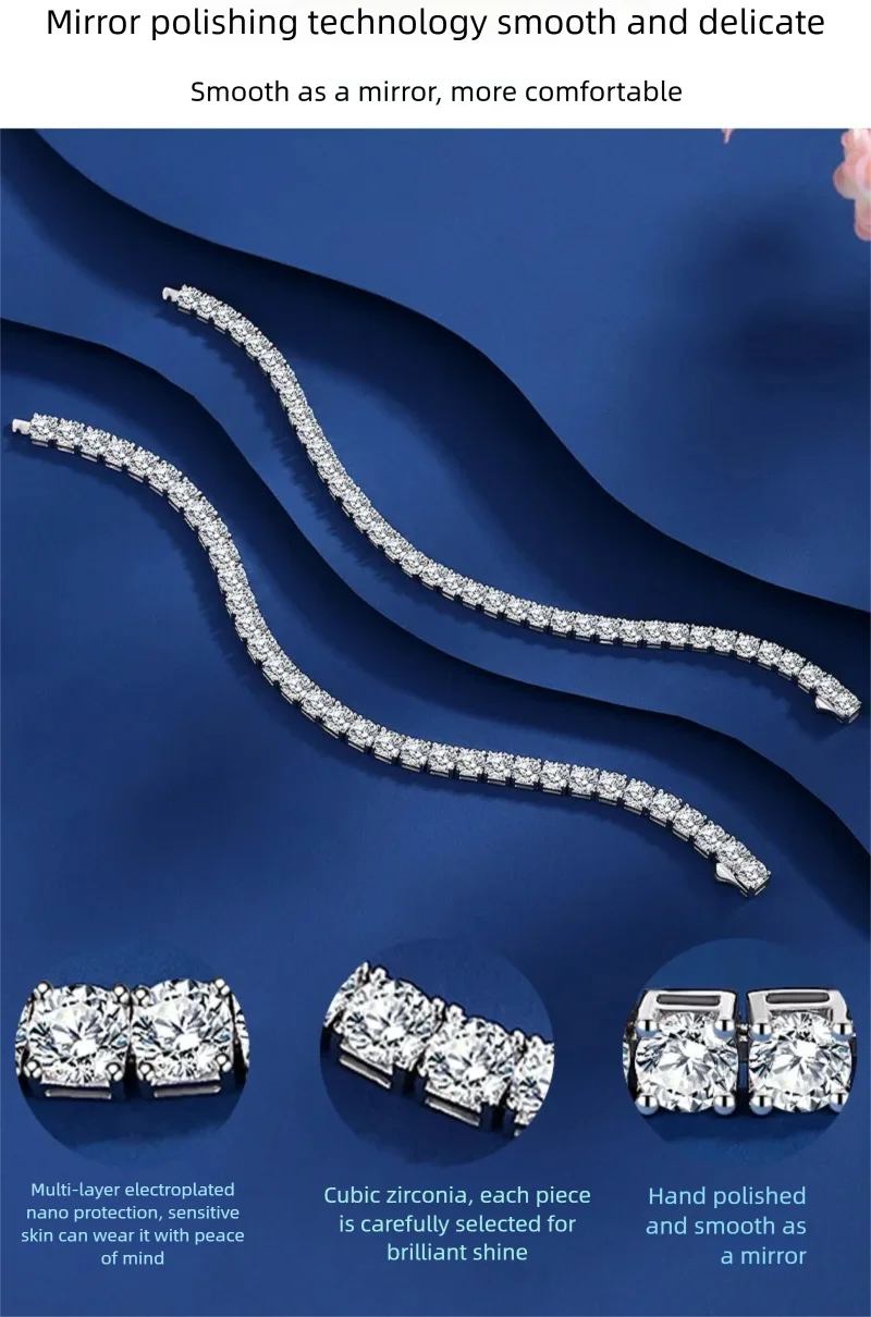 Timeless Moissanite Tennis BraceletTM