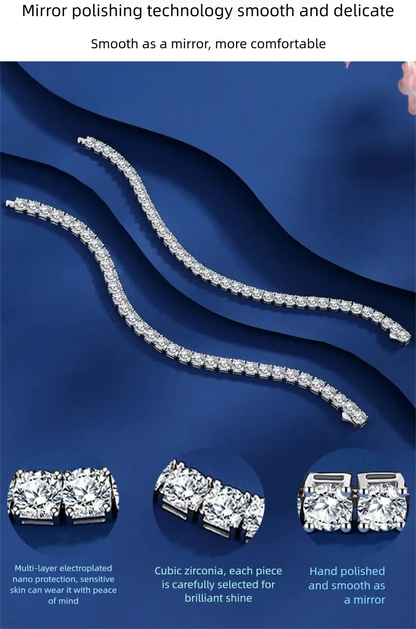 Timeless Moissanite Tennis BraceletTM