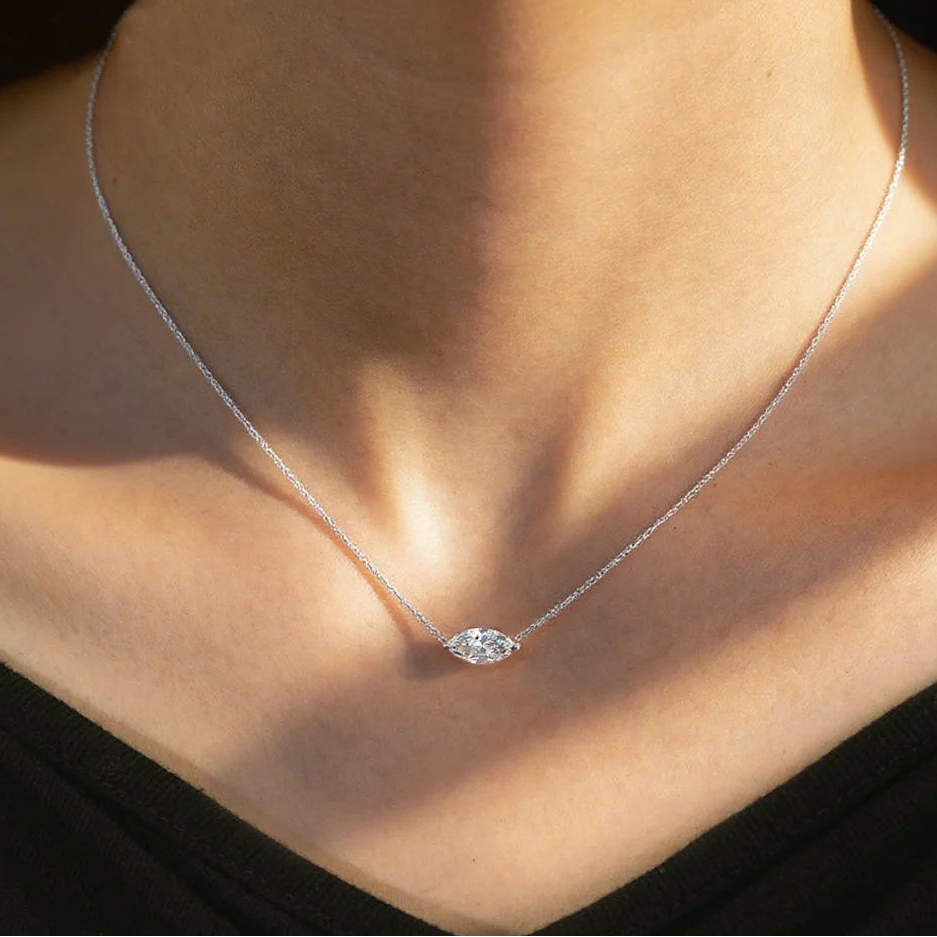 Marquise Moissanite Pendant Necklace™