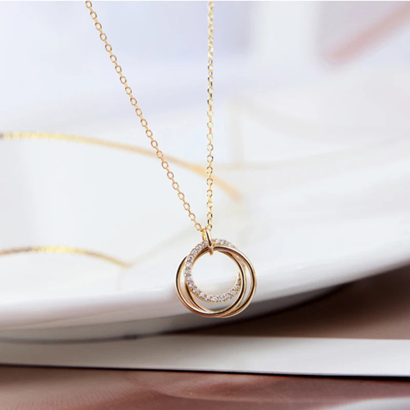 Elegant Zircon Double Circle Choker™