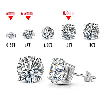 Dazzling Moissanite Stud Earrings™